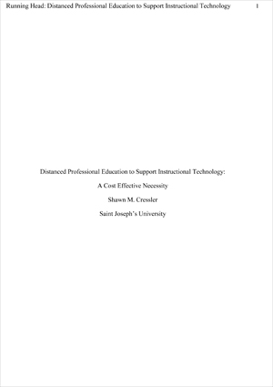 Program Proposal